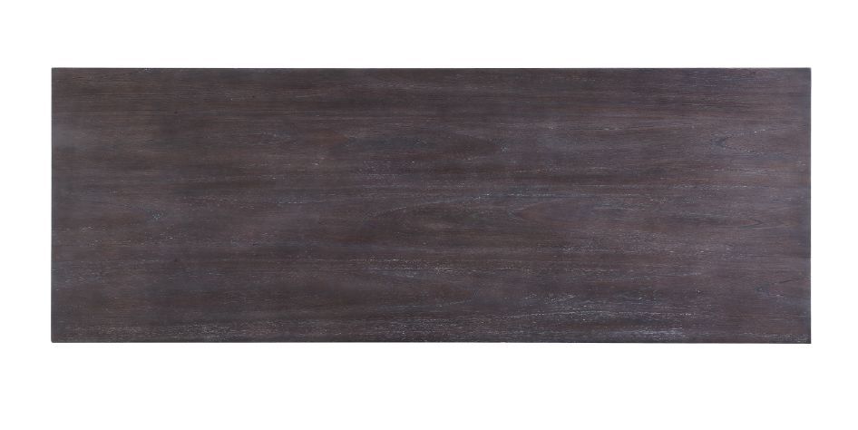 Transform a boring traditional dinning room into a industrial home bar that allow your friends to eat and drink to their heart-'s content. The Evangeline Counter Height Table employs a sense of industrial rawness in every detail, including distressed text