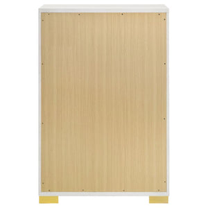 Marceline - 5-Drawer Bedroom Chest - White