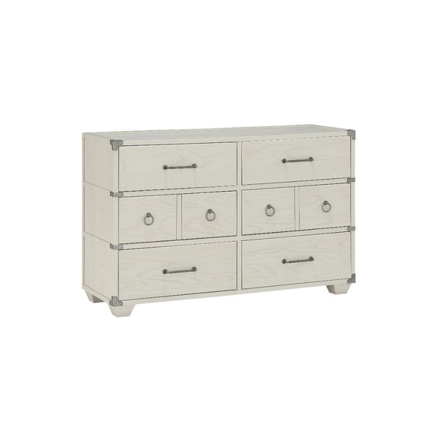 6 Drw Drawer: GLIDE) Side Metal, (Ball Bearing), DOVETAIL) English, Manual-Close, Hardware: Double Pull-Knobs CONSTRUCTION] Wooden Frame w/Metal Industrial Braces, Wooden Block Leg (Pine & Poplar)<br/><br/><b>Product Features</b><ul><li>Case: 1Pc/1Ctn</li