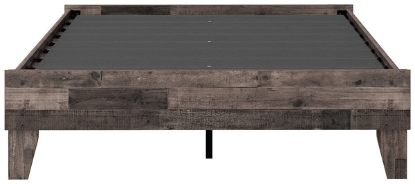 Neilsville - Full Platform Bed - Multi Gray