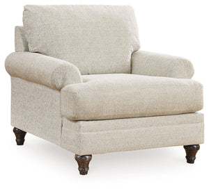 Seeking simple, transitional style? Enter this chair. Its commitment to carefree comfort is right at home with your relaxed living room aesthetic. A subtle chevron effect elevates the everyday charm of the neutral fabric, while the deep, plush seat brings
