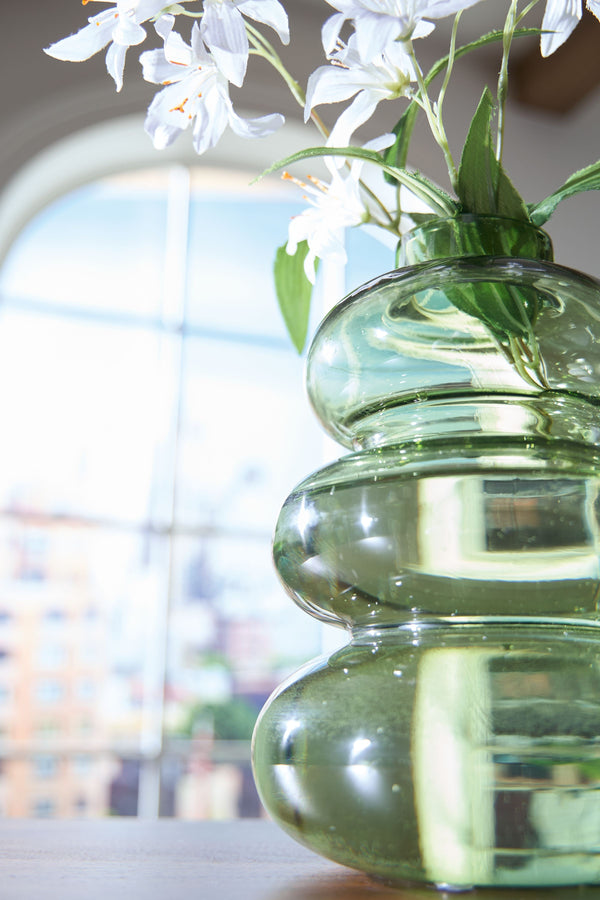 Renethorne - Green - 9" Vase