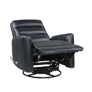  this recliner effortlessly combines style and functionality. The triple roll backrest