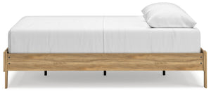 Bermacy - Light Brown - Queen Platform Bed