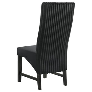 Barrand - Upholstered Dining Side Chair (Set of 2) - Black