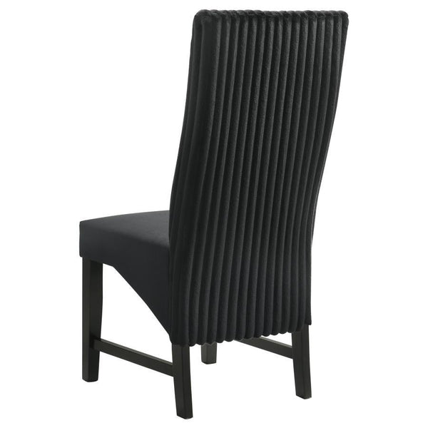 Barrand - Upholstered Dining Side Chair (Set of 2) - Black