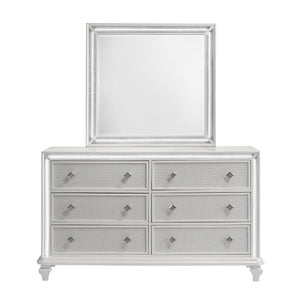  this mirror boasts a durable construction of manufactured wood