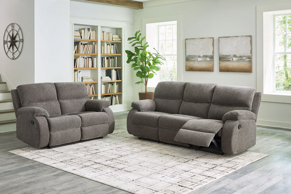 Craving a simple spot to relax and recharge? The Scranto seating package encourages you to take a break from the everyday grind. Its contemporary bustle backs and versatile hue bring stylishly soft comfort to a seating area. And when youâ€™re ready to rec