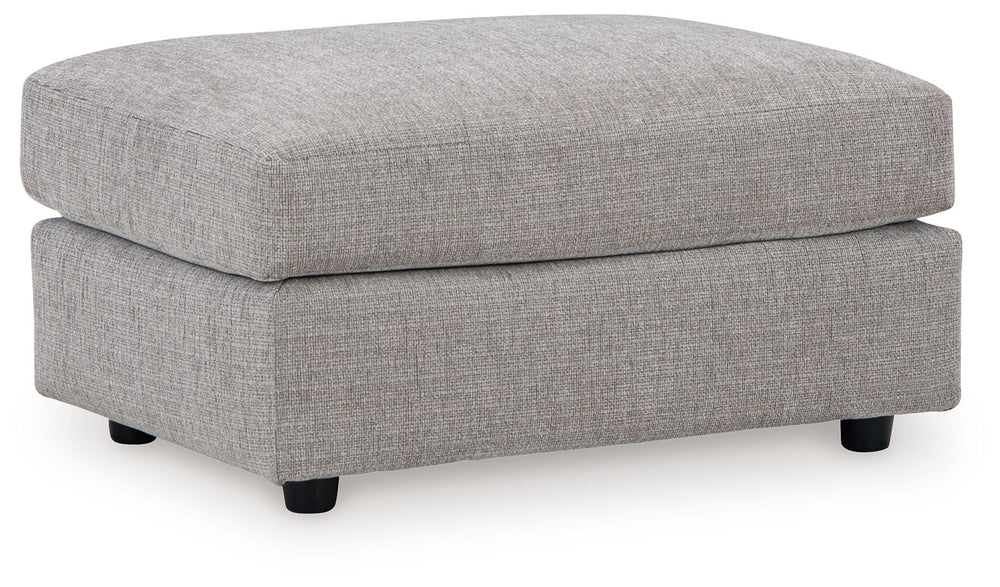 Whatâ€™s new in neutrals? Shades of gray, of course. Embrace this sophisticated design trend with this gorgeous ottoman, which offers a clean-lined, contemporary style at a comfortably cool price. Sure to lift more than your spirits, the ottoman-'s fabulo