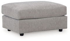 Whatâ€™s new in neutrals? Shades of gray, of course. Embrace this sophisticated design trend with this gorgeous ottoman, which offers a clean-lined, contemporary style at a comfortably cool price. Sure to lift more than your spirits, the ottoman-'s fabulo