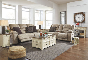 Bolanburg - White / Brown / Beige - Sofa Table