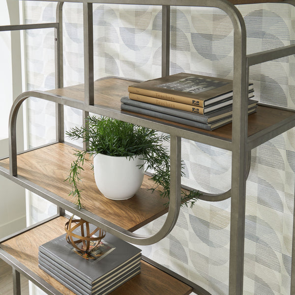  five gallery shelves stack up great form and function.<br><br><b>Additional Dimensions</b><br><ul><li>Ope