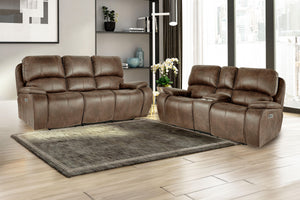  this set offers the sophistication of real leather wit