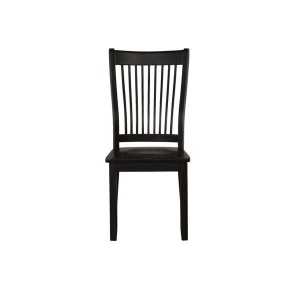  Black Finish Seat: Square Shape