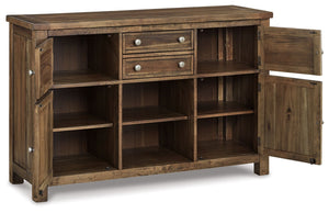 distressed nutmeg finish and antiqued bronze-tone hardware