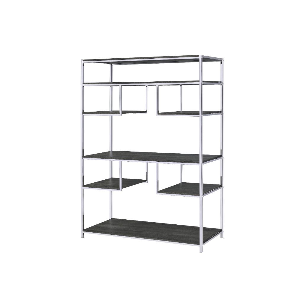 Beautifully crafted, this Vonara bookshelf is the perfect addition in any room. Whether you want to display your most treasured possessions in style or simply organize your dÃ©cor items, the geometric design creates a sophisticated space. Constructed with