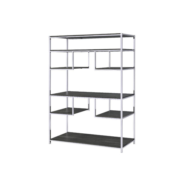 Beautifully crafted, this Vonara bookshelf is the perfect addition in any room. Whether you want to display your most treasured possessions in style or simply organize your dÃ©cor items, the geometric design creates a sophisticated space. Constructed with