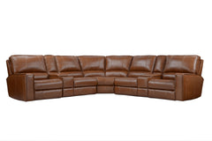 The essence of easygoing elegance, this 6 piece Rockford sectional offers ultimate relaxation wrapped in a buttery soft cover. Its tailored look includes clean lines, decorative stitching and self-welted flanged seams. Dressed up or down, Rockford offers 