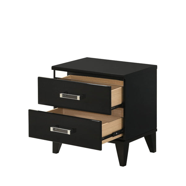 Chelsie - Nightstand - Black Finish