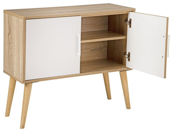 Orinfield - Natural / White - Accent Cabinet
