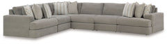 The casual, low-slung shape of this sectional makes it fully lounge-ready. Its deep seating invites you to sink right in, with bold beveled block arms that are softened by bullnose â€œwaterfallâ€ cushions. Best of all, the modular design lets you stage t