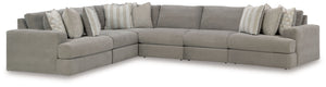 The casual, low-slung shape of this sectional makes it fully lounge-ready. Its deep seating invites you to sink right in, with bold beveled block arms that are softened by bullnose â€œwaterfallâ€ cushions. Best of all, the modular design lets you stage t