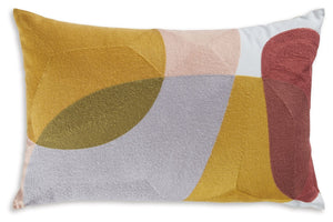 This accent pillow recalls eclectic mid-century modern motifs and reinterprets them for contemporary settings. Its retro-inspired hues and geometric design inspire dynamic decor pairings. Tidying up? Toss the easy-to-remove zippered cover into the wash fo