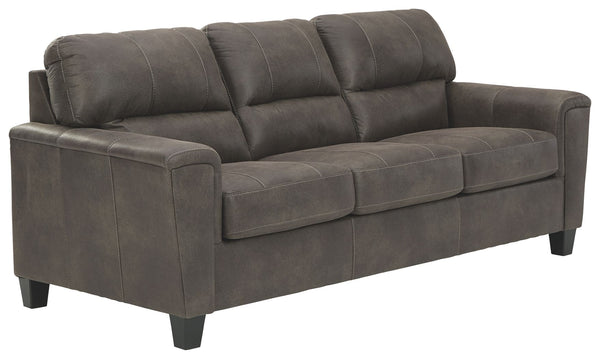  this decidedly modern sofa proves l
