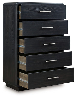 Rowanbeck - Gray / Black - 5 Pc. - Dresser
