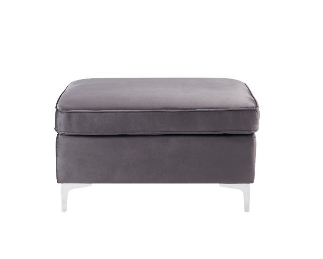 Nothing screams luxury like this Jaszira modular upholstery group. Each piece is enveloped in a luxurious velvet upholstery and showcasing button tufting, and a nail head trim accent for a tailored touch. Foam padding offers comfortable cushioning. Design