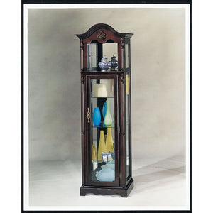 display your keepsakes and decorative items on its glass shelves.<br/><br/><b>Product Features</b><ul><li>Curio Cabinet</li><li>Orientation: Wall Flat Stand