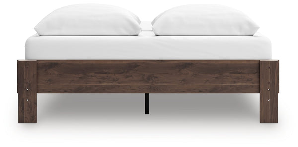 Calverson - Mocha - Queen Platform Bed