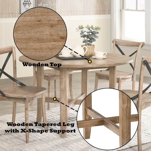 Kendric - Dining Table - Rustic Oak