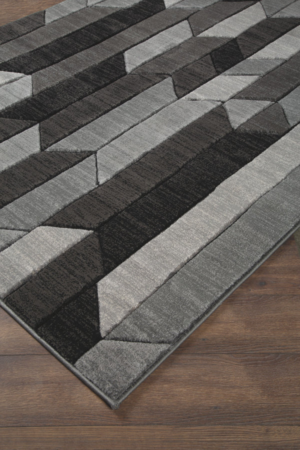  this area rug adds a brilliant contemporary touch to a space. Its bold