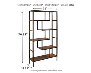 Frankwell - Brown / Black - Bookcase