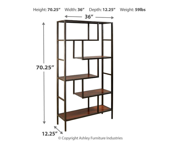 Frankwell - Brown / Black - Bookcase
