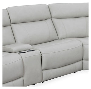 Introducing our comfortable and convenient Calgary Sectional, designed with relaxation in mind. Calgary features power recline and headrest controls, allowing you to adjust your seating position easily. The over-padded headrests provide extra comfort, and