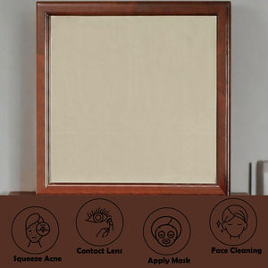  and antique gray finish. This mirror simple in style with rectangular frame. It will be the perfect complement from the most sophisticated to decor casual settings.<br/><br/><b>Product Features</b>