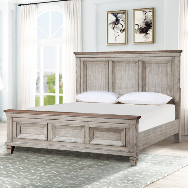 Mariana - 6/6 King Bed - Gray