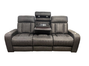 Equinox - Power Reclining Sofa And Loveseat - Mercury
