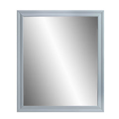 The Gaines Collection is a glamorous and sophisticated grouping that adds a chic style to any room. The gray gloss finish and gold metal accents help to accentuate the clean lines of the pieces and add a pop of glamour. The diagonal line design adds visua