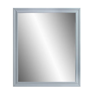 The Gaines Collection is a glamorous and sophisticated grouping that adds a chic style to any room. The gray gloss finish and gold metal accents help to accentuate the clean lines of the pieces and add a pop of glamour. The diagonal line design adds visua
