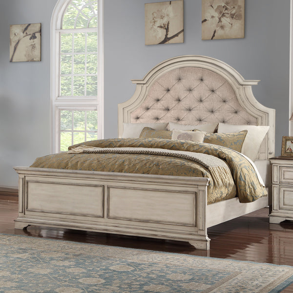 Anastasia - 5/0 Queen Bed - Beige