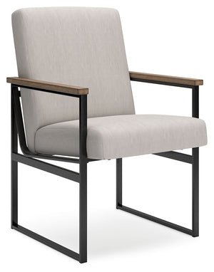 Sleek in its simplicity, this home office desk chair encourages you to work or study in style. Its mixed-material design brings a trendy, urban chic feel to your work area. With this contemporary piece, form and function are never far apart.<br><br><b>Add