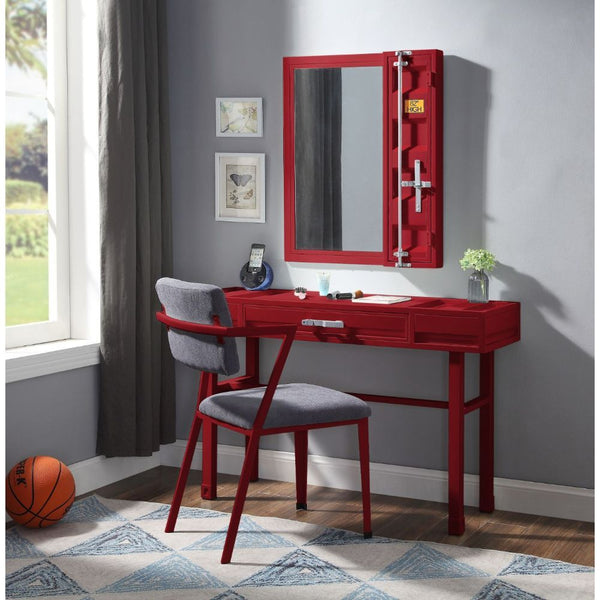  Rectangular Vanity Desk Storage: 1 Drawer Feature: Metal Frame