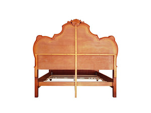 Picardy - Eastern King Bed - Honey Oak Finish