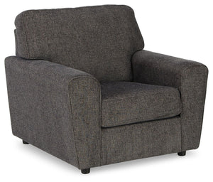 Revamp your sleekly styled living room sanctuary with this chair. Well-suited to contemporary spaces with a calming neutral upholstery in slate gray, it makes a subtle design statement in your space whether youâ€™re hosting guests or enjoying a night in. 