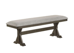 Bring rustic elegance to your dining space with this stunning farmhouse-inspired dining set, designed for both style and functionality. The beautifully crafted table features a robust trestle base, adding character and durability, while its rich wood fini