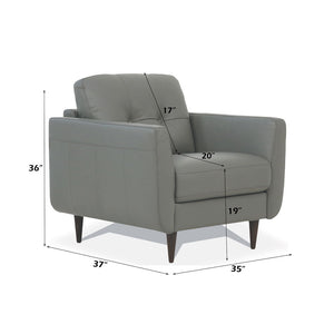 Radwan - Chair - Pesto Green Leather