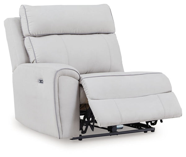 Social Pointe - Pearl / Ash - LAF Zero Wall Power Recliner
